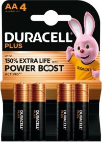 Pile DURACELL PLUS POWERBOOST AA X4