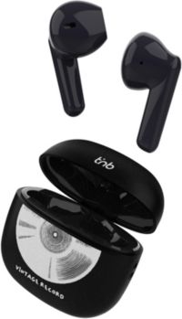 Ecouteurs TNB VINYLE noir avec boitier de charge