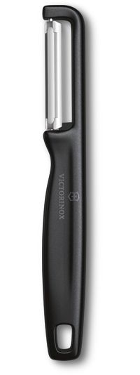 Couteau éplucheur VICTORINOX IOTA Noir lame lisse