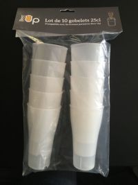 BEER UP Pack de 10 verres