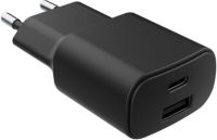 Chargeur ESSENTIELB 20W USB-A + USB-C blanc