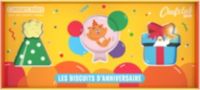 Emporte pièces CHEFCLUB les biscuits d'anniversaire