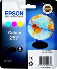 Cartouche d'encre EPSON Originale 26 3 Couleurs (CMY) Série Ours Polaire - C13T26164010