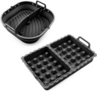 moule LIVOO a gaufres en siliconne x2