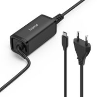 Chargeur ordinateur portable HAMA 65W USB-C GaN noire