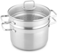 Cuit pâtes ESSENTIELB 24cm Inox avec couvercle