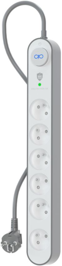 Parafoudre FORCE POWER 6 prises 800J 1.5m EU