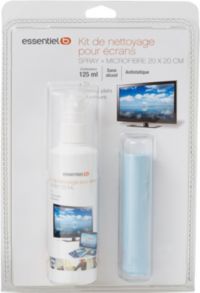 Kit de nettoyage ESSENTIELB spray 125ml+micro fibre 20x20cm