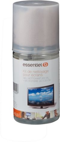 Kit de nettoyage ESSENTIELB gel 200ml+micro fibre 25x25cm