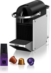 Nespresso DELONGHI Pixie gris metal EN127.S