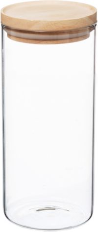 Boîte hermétique 5FIVE Hermet 1.3 l verre et bois