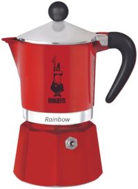BIALETTI Rainbow 6 tasses red