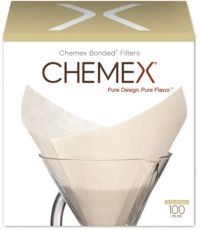 Filtre à café CHEMEX blancs x100 pour cafetiere 6/10 tasses