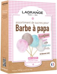 LAGRANGE Assortiment sucres Barbe à papa 380000