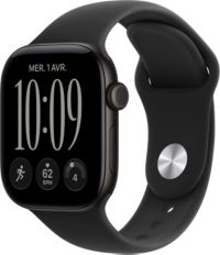 Montre connectée APPLE WATCH Serie 12 42mm Alu noir / noir S/M