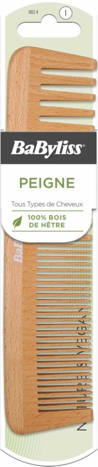 Peigne BABYLISS en bois