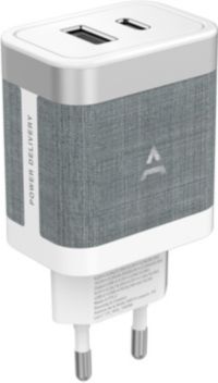 Chargeur ADEQWAT 45W charge rapide USB-A/USB-C