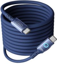 Câble USB C INIU 100W USB-C/USB-C 2M leopard Bleu
