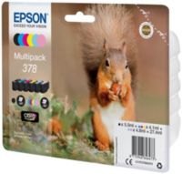 Cartouche d'encre EPSON Pack Multipack 6 Originales 378 (Noir + 5 Couleurs) - C13T37884010