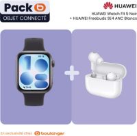 Montre connectée HUAWEI Pack Watch FIT 5 noir+Freebuds SE 4