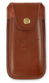 Pochette STEAK CHAMP cuir pour fourchette à viande bull fork