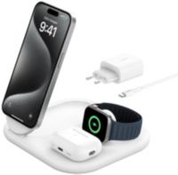 Chargeur induction BELKIN induction 15W 3en1 blanc