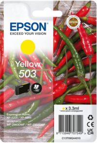 Cartouche d'encre EPSON Originale 503 Jaune (Yellow) Série Piment - C13T05A44010