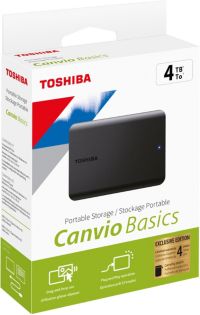 Disque dur externe TOSHIBA Pack 4To canvio basics + Housse
