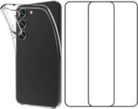 Pack ESSENTIELB Samsung S23 Coque souple+verre trempe X2