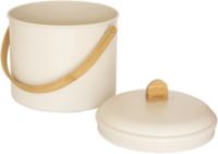 Seau à compost PEBBLY 7L, en métal et bambou