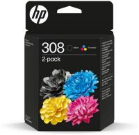 Cartouche d'encre HP Pack de 4 Originales 308 (Noir + Cyan/Magenta/Jaune) - 7N0W8AE