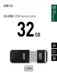 Clé USB LISTO 32Go USB 2.0