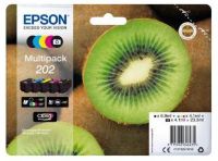 Cartouche d'encre EPSON Pack Multipack 5 Originales 202 (Noir Photo + 4 Couleurs) - C13T02F74010