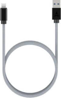ADEQWAT vers USB 2m gris certifié Apple