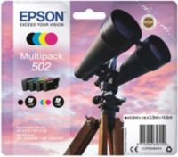 Cartouche d'encre EPSON Pack Multipack 4 Originales 502 (Noir + 3 Couleurs) - C13T02V64010