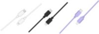 Câble Lightning ESSENTIELB pack 3 câbles USB 1M Blanc/Noir/Mauve