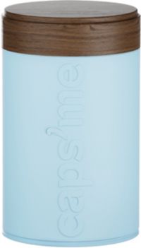Boite à café CAPS ME à café bleue contenance 250g