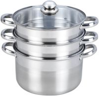 ESSENTIELB Vapeur Inox diam 24 cm 3 paniers