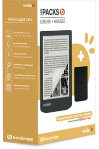 Liseuse eBook VIVLIO Coffret 2en1 Light ZEN+Housse