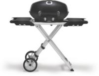 Barbecue gaz NAPOLEON Travel Q Pro noir 2brûleurs sur chariot pliant, 54x37 cm