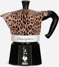 Cafetière italienne BIALETTI Moka Express 3 Cups Collection D&G Leopa