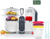 Mixeur Cuiseur Bébé BABYMOOV Nutribaby+ White/3 babybols+2 cuillères