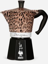 Cafetière italienne BIALETTI Moka Express 6 cups Collection D&G Leopa