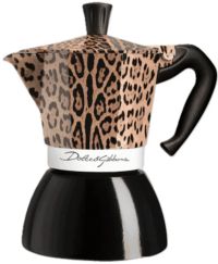 Cafetière italienne BIALETTI Moka Induction 6 cups D&G Leopard