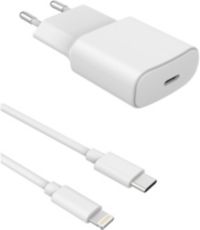 Chargeur + câble ESSENTIELB 20W PowerDelivery USB-C + Câble 1M