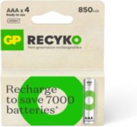 GP AAA ReCyckO lot de 4 850mAh