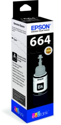 Cartouche d'encre EPSON Bouteille d'Encre Ecotank T664 Noire - C13T66414A