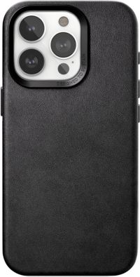 Coque WOODCESSORIES iPhone 15 Pro Cuir noir