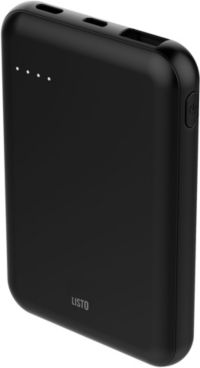 Batterie externe LISTO 5000 mAh USB C noir