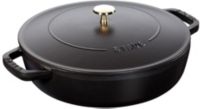 Sauteuse STAUB Chistera 24cm noir mat